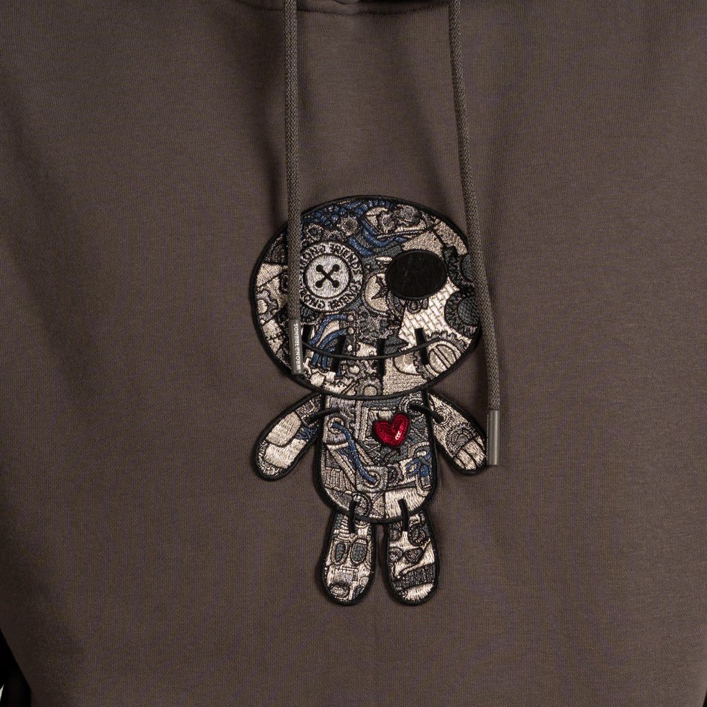 Wrong Friends ENNIS HOODIE - GREY Grijs