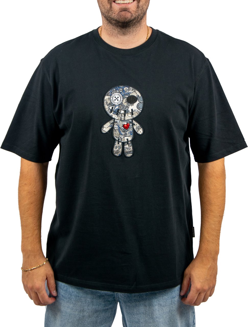 Wrong Friends Ennis T-Shirt Relaxed Fit Zwart