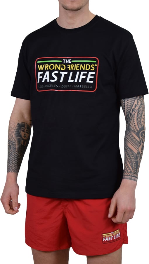 Wrong Friends Fast Life Zwart