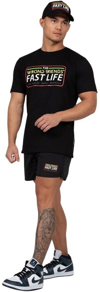 Wrong Friends FAST LIFE CAP - BLACK Zwart