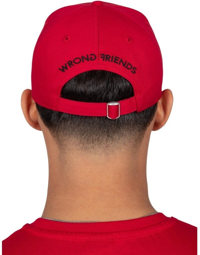 Wrong Friends FAST LIFE CAP - RED Rood