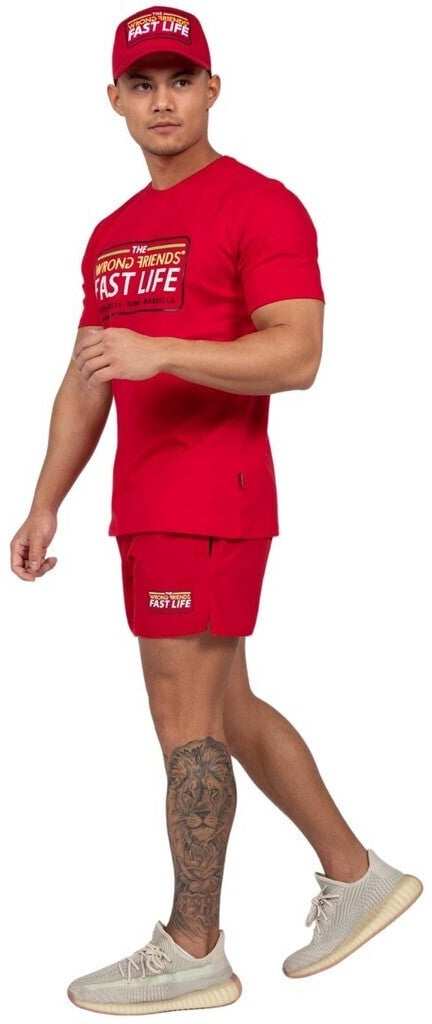 Wrong Friends FAST LIFE CAP - RED Rood