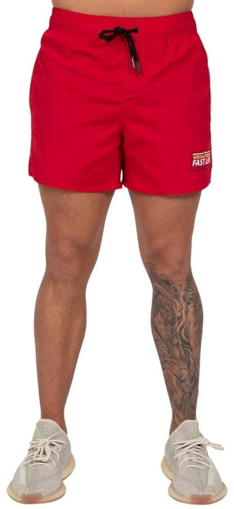 Wrong Friends FAST LIFE SHORTS - RED Rood