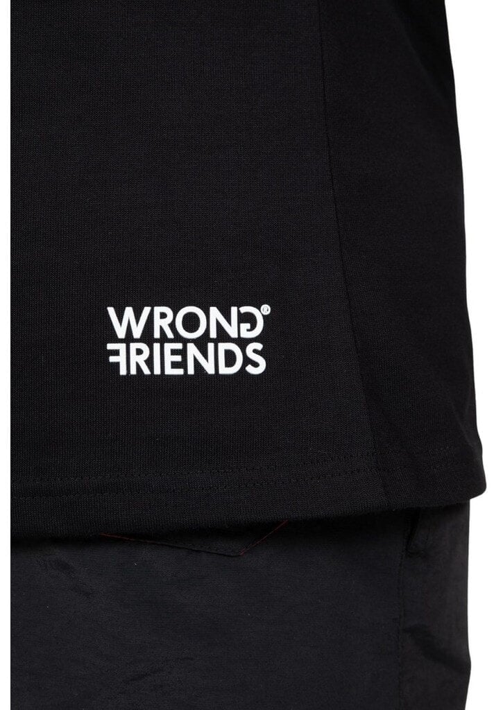Wrong Friends FAST LIFE T-SHIRT - BLACK Zwart