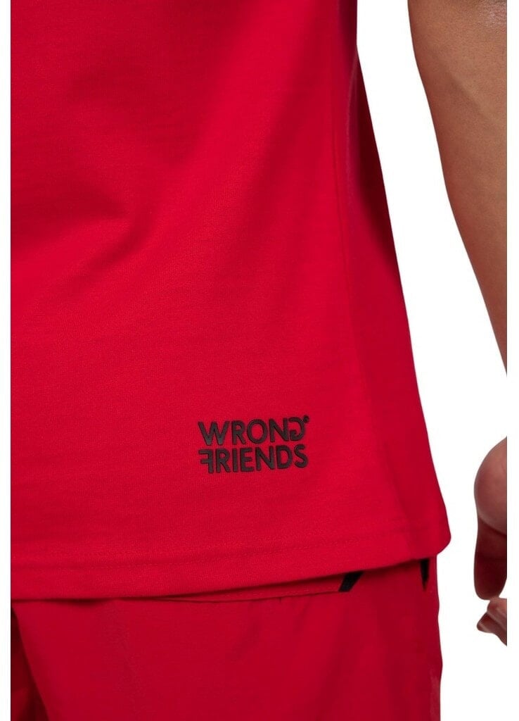 Wrong Friends FAST LIFE T-SHIRT - RED Rood