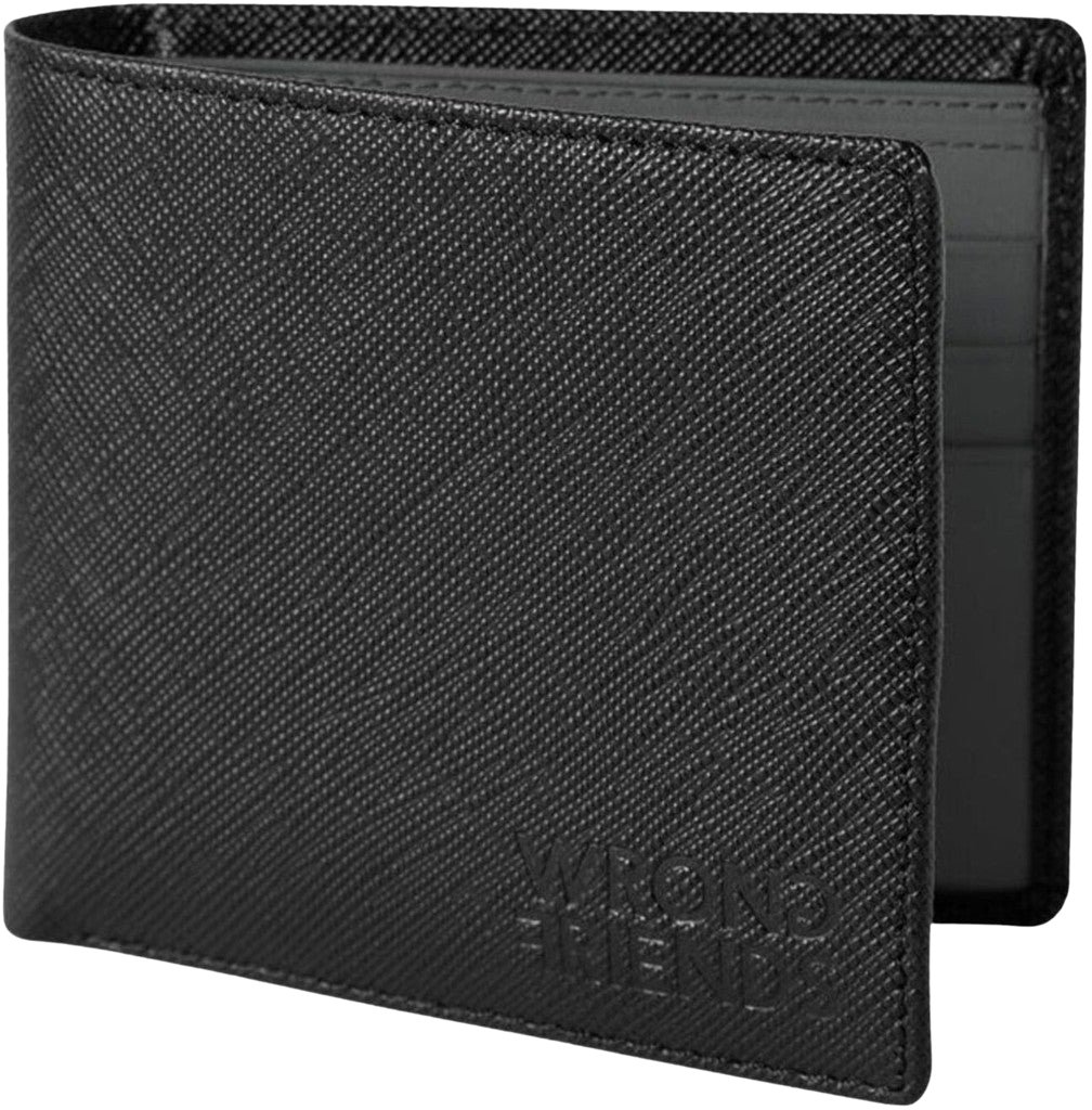 Wrong Friends GENEVE WALLET - BLACK/NARDO GREY Grijs