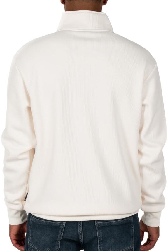 Wrong Friends GILROY HALF ZIP SWEATER - BEIGE Beige