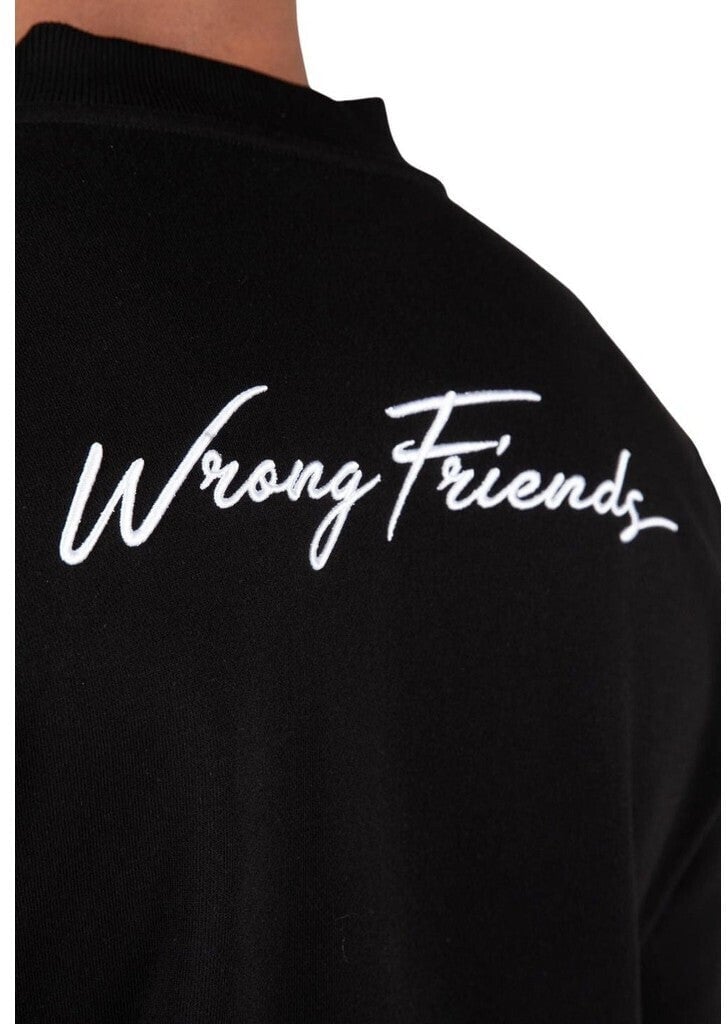 Wrong Friends GRANADA FULL ZIP SWEATSHIRT - BLACK - BLACK Zwart