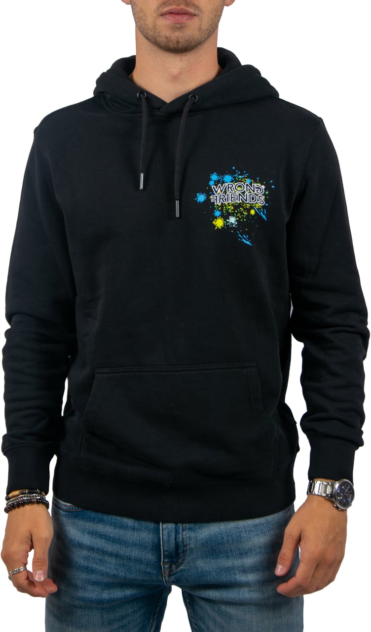 Wrong Friends Wrong Friends Hays Hoodie Regular Fit Zwart
