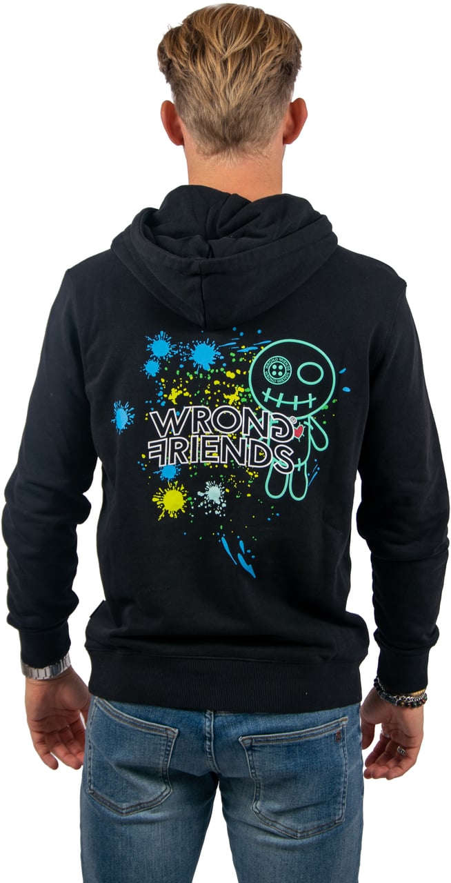 Wrong Friends Wrong Friends Hays Hoodie Regular Fit Zwart