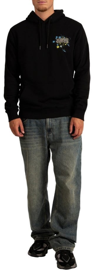 Wrong Friends HAYS HOODIE - BLACK Zwart