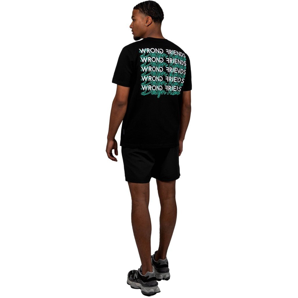 Wrong Friends HERRERO T-SHIRT - BLACK Zwart