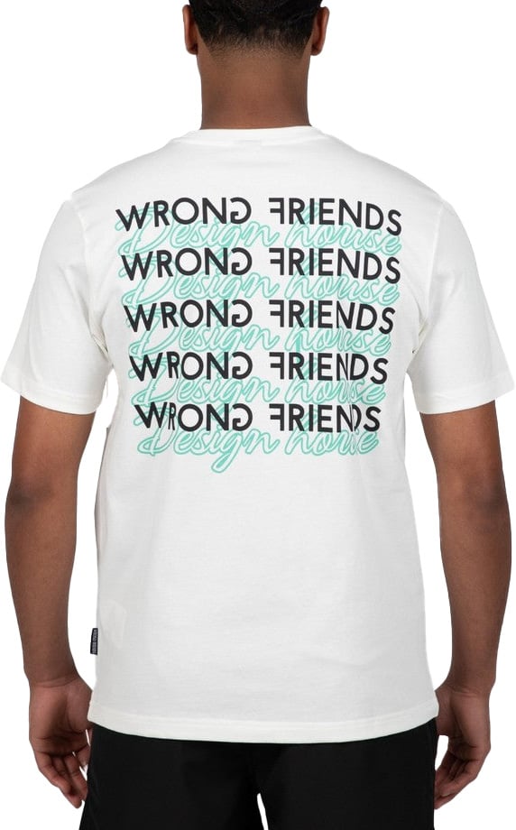 Wrong Friends HERRERO T-SHIRT - COCONUT WHITE Wit