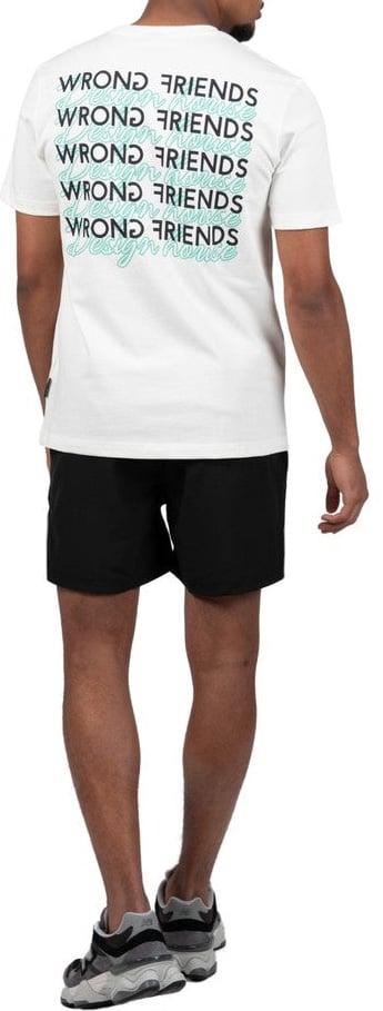 Wrong Friends HERRERO T-SHIRT - COCONUT WHITE Wit