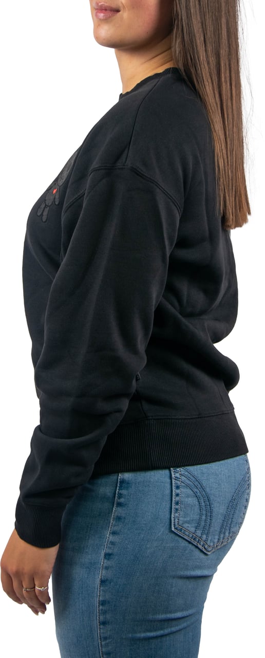 Wrong Friends Wrong Friends Hinton Sweater Oversized Fit Zwart