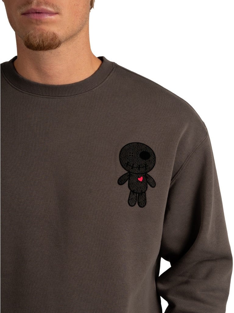 Wrong Friends HINTON SWEATER - GREY Grijs