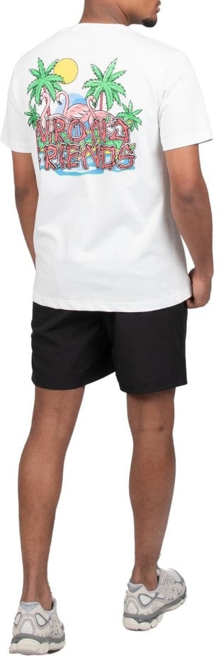 Wrong Friends HONOLULU T-SHIRT - COCONUT WHITE Wit