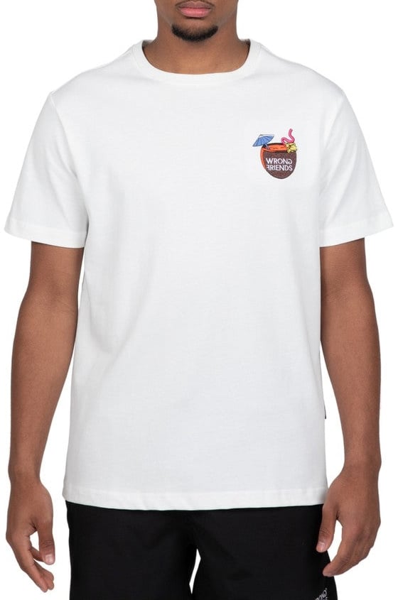 Wrong Friends HONOLULU T-SHIRT - COCONUT WHITE Wit