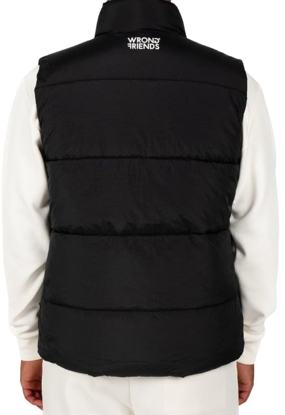 Wrong Friends LAFAYETTE BODYWARMER - BLACK Zwart