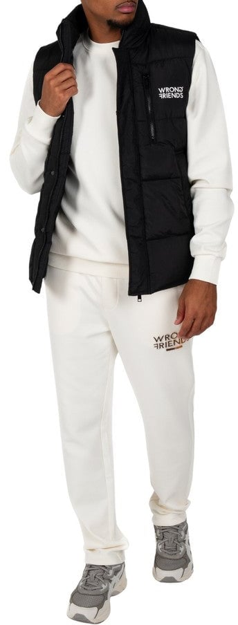 Wrong Friends LAFAYETTE BODYWARMER - BLACK Zwart