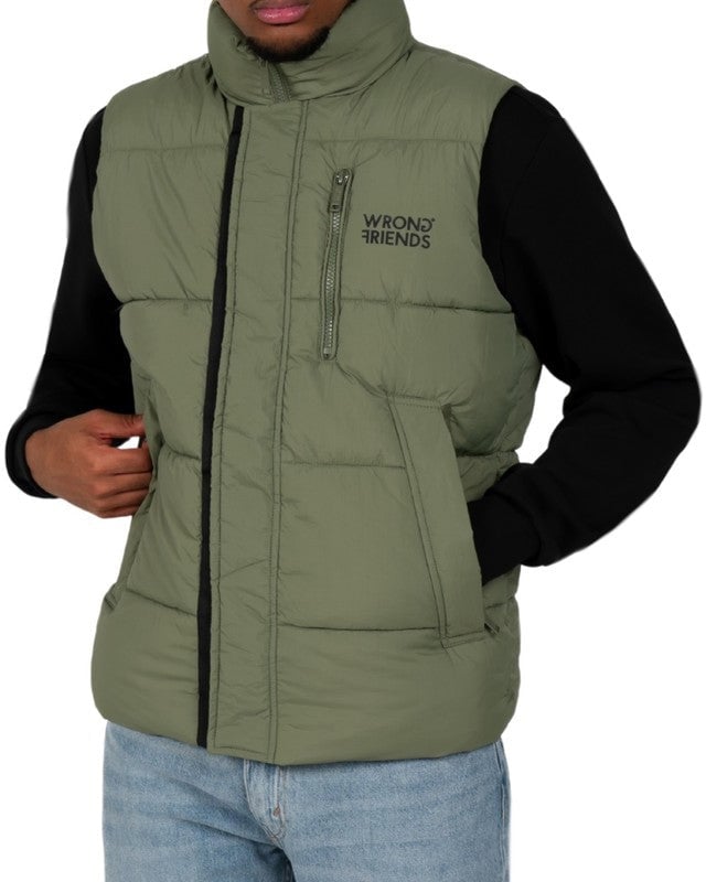 Wrong Friends LAFAYETTE BODYWARMER - GREEN Groen