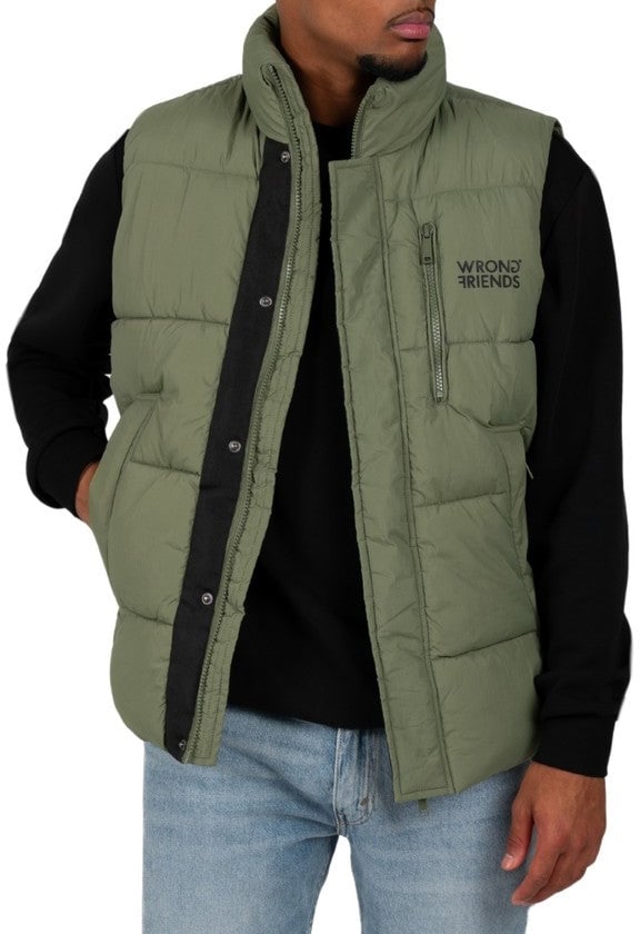 Wrong Friends LAFAYETTE BODYWARMER - GREEN Groen