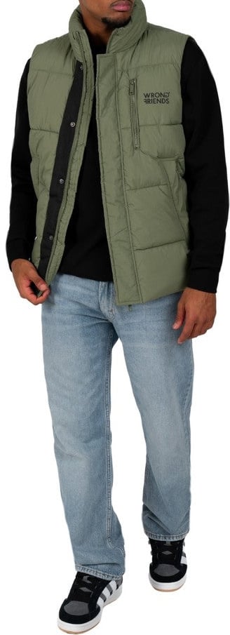 Wrong Friends LAFAYETTE BODYWARMER - GREEN Groen