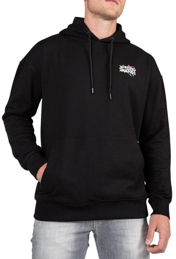 Wrong Friends LIMA HOODIE - BLACK Zwart