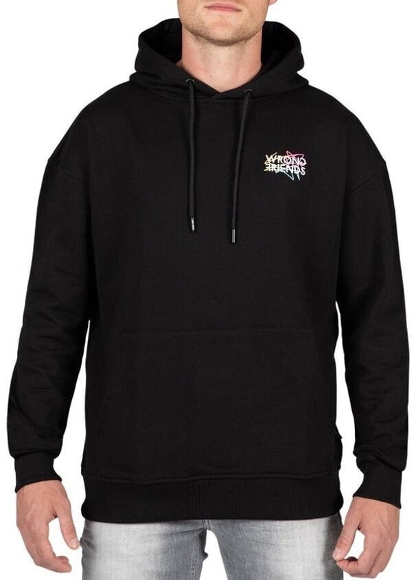 Wrong Friends LIMA HOODIE - BLACK Zwart