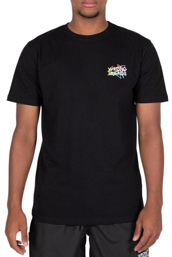 Wrong Friends LIMA T-SHIRT - BLACK Zwart