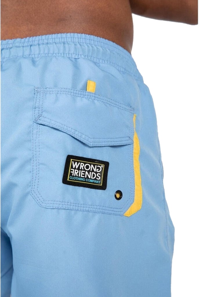 Wrong Friends LUGO (SWIM) SHORTS - LIGHT BLUE Blauw