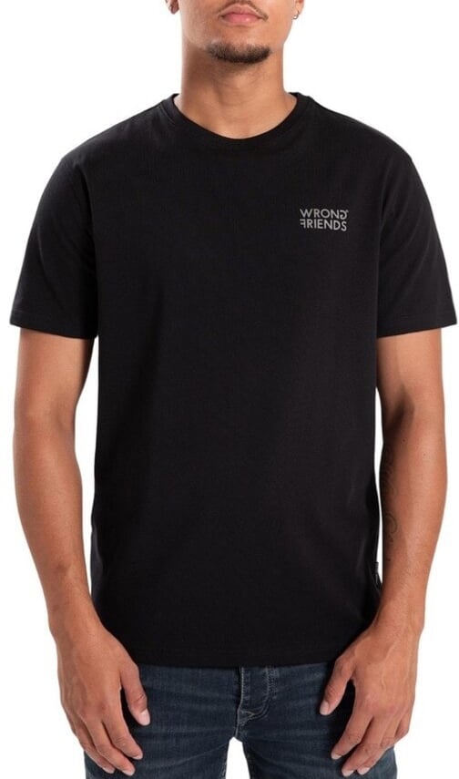 Wrong Friends LUXOR T-SHIRT - BLACK Zwart