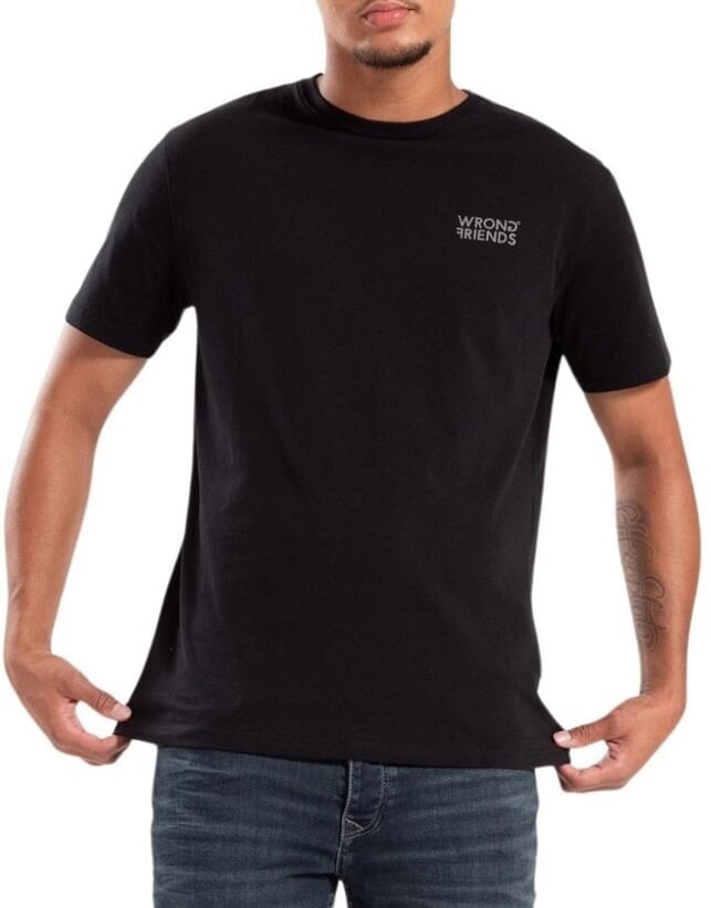 Wrong Friends LUXOR T-SHIRT - BLACK Zwart