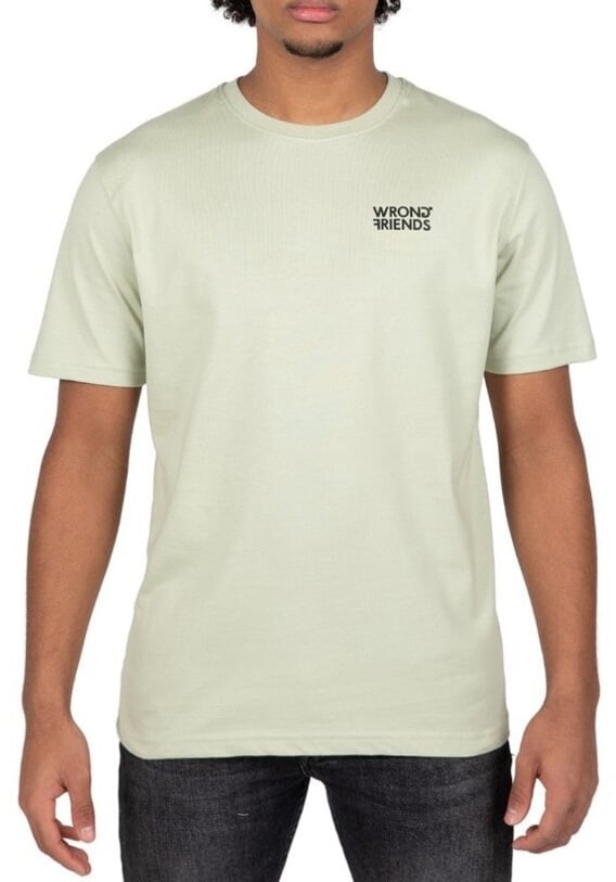 Wrong Friends MALDIVES T-SHIRT - LIGHT GREEN Groen