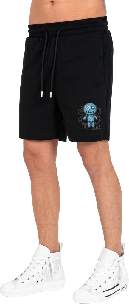 Wrong Friends MAUPIN SHORTS - BLACK Zwart