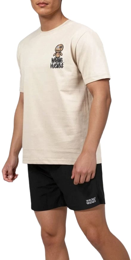 Wrong Friends MAUPIN T-SHIRT - BEIGE Beige