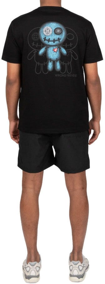 Wrong Friends MAUPIN T-SHIRT - BLACK Zwart