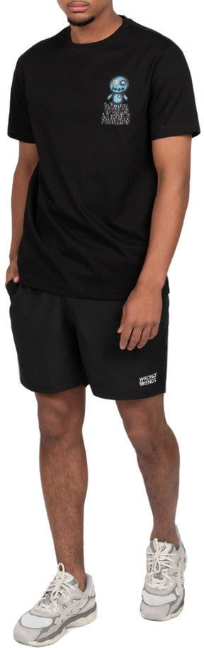 Wrong Friends MAUPIN T-SHIRT - BLACK Zwart