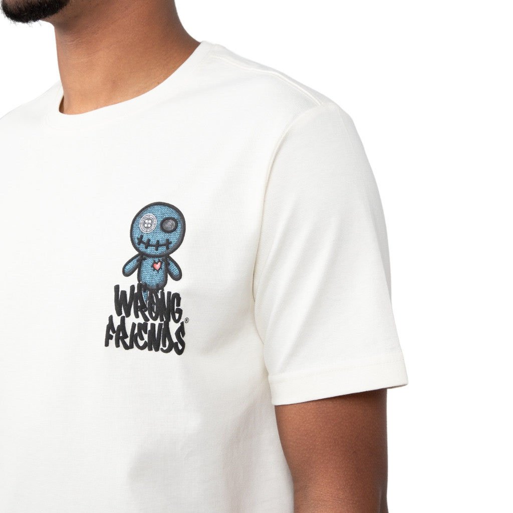 Wrong Friends MAUPIN T-SHIRT - COCONUT WHITE Wit