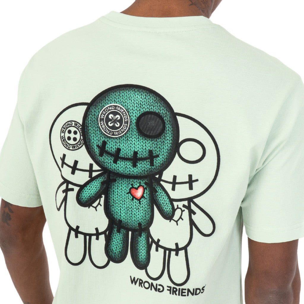Wrong Friends MAUPIN T-SHIRT - LIGHT GREEN Groen