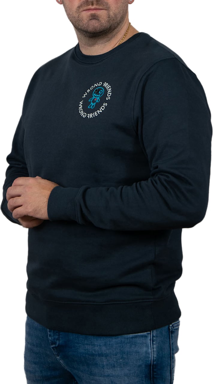 Wrong Friends Memphis Sweater Grijs