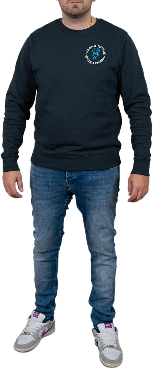 Wrong Friends Memphis Sweater Grijs
