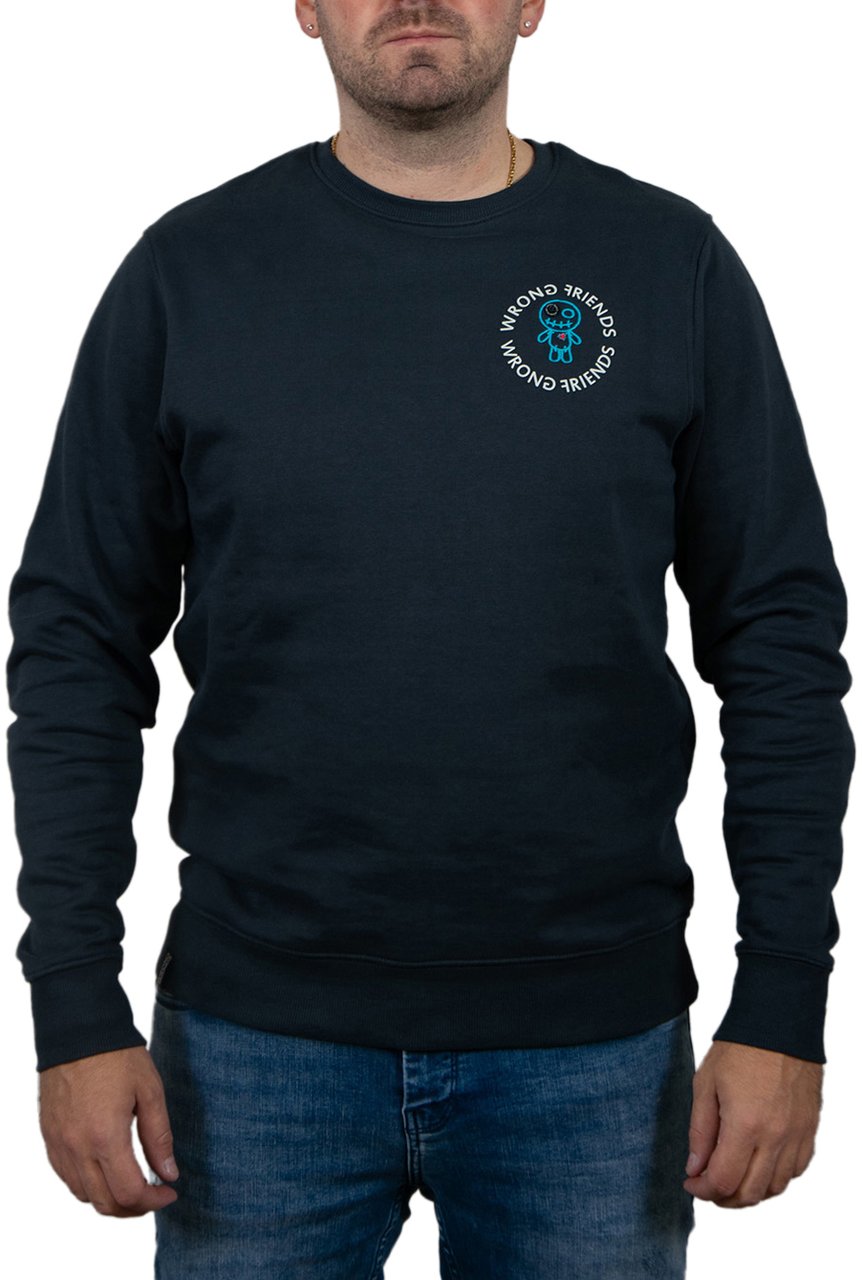 Wrong Friends Memphis Sweater Grijs