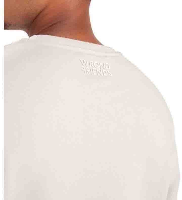 Wrong Friends MEMPHIS SWEATER - LIGHT GREY Grijs