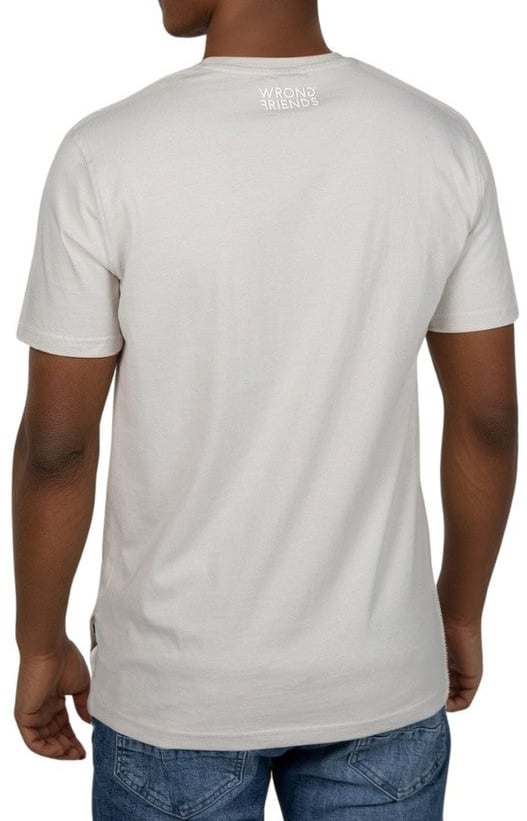 Wrong Friends MEMPHIS T-SHIRT - LIGHT GREY Grijs
