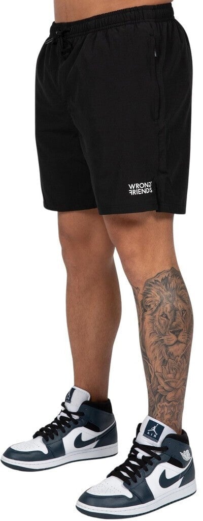 Wrong Friends MESSINA (SWIM) SHORTS - BLACK Zwart