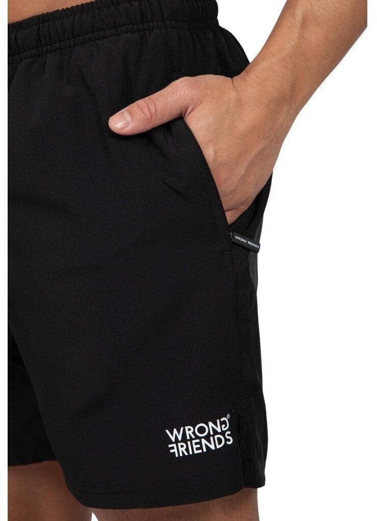Wrong Friends MESSINA (SWIM) SHORTS - BLACK Zwart