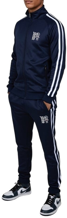 Wrong Friends MILAZZO TRACK JACKET - NAVY Blauw