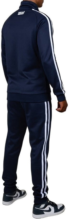 Wrong Friends MILAZZO TRACK JACKET - NAVY Blauw
