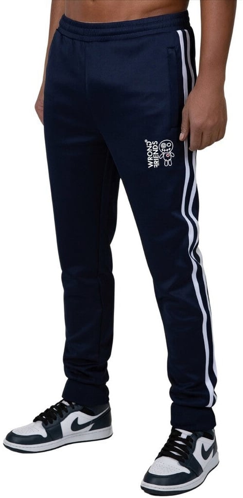 Wrong Friends MILAZZO TRACK PANTS - NAVY Blauw